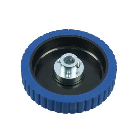 5 Inches Robot Wheel With 15mm Key Hub at MG Super Labs India