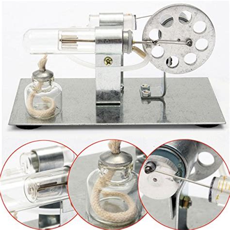 Buy New Mini Hot Air Stirling Engine Model Miniature Steam Engine ...