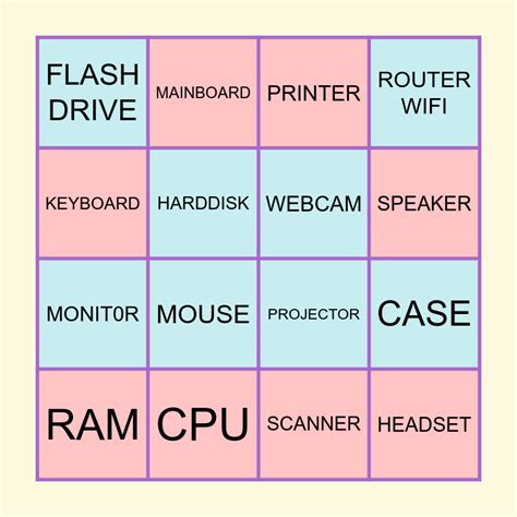 Image result for Computer Bingo