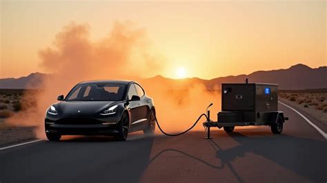 Image result for Tesla Charging Using a Generator