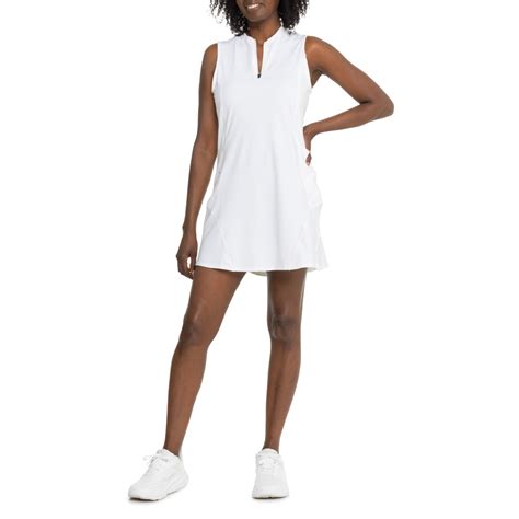 Spyder Brushed Knit Dress - Zip Neck, Sleeveless