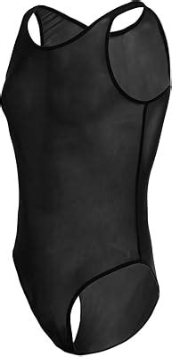 ABAFIP Mens Sheer Mesh Bodysuit Sleeveless Semi See India | Ubuy