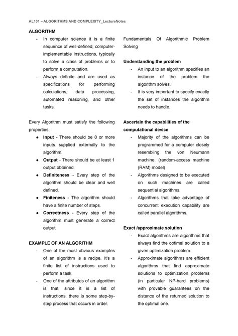 Algorithm Lecture 的图像结果