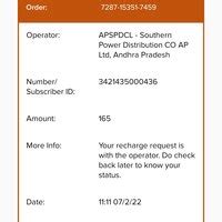 [Resolved] Komparify — Bill payment