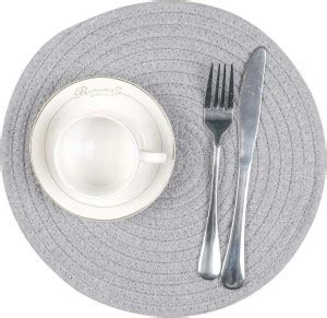 MY HOME Round Pack of 1 Table Placemat - Buy MY HOME Round Pack of 1 ...