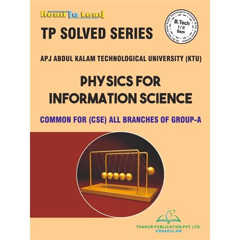 PHYSICS FOR INFORMATION SCIENCE