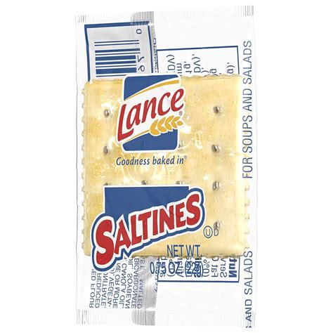 Buy Lance Saltines Crackers - Single Serve Packs - 2 Crackers per pack ...