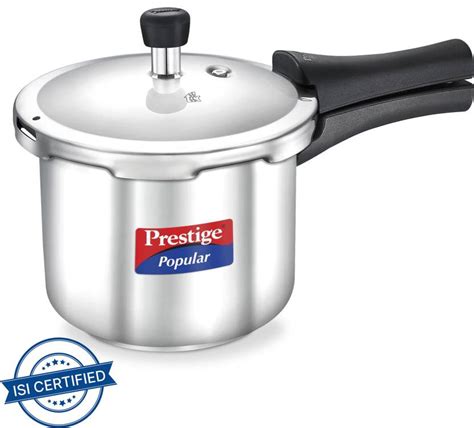 Prestige Stainles steel POPULAR 3 L Outer Lid Pressure Cooker Price in ...