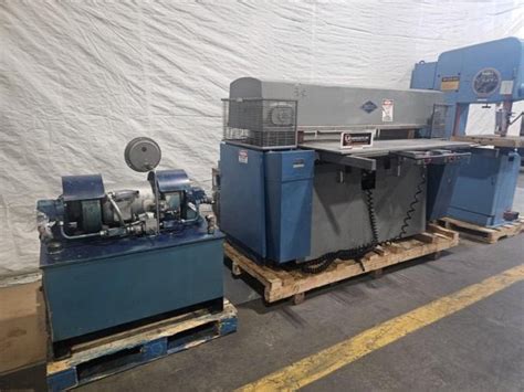 Samco 60 Ton Die Cutter 22" x 60" Bed Shuttle Table 220V 3 Phase ...