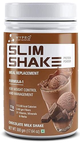 Mypro Sport Nutrition Slim Shake Protein Powder-Meal Replacement Shake ...
