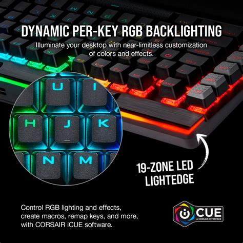 Buy Shop Corsair K95 RGB PLATINUM XT Mechanical Gaming Keyboard (Cherry ...