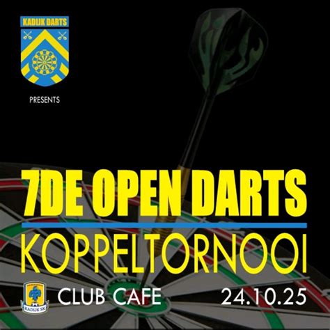 7de open darts koppeltornooi , Kadijk 37, Kleine-brogel, 24 October ...