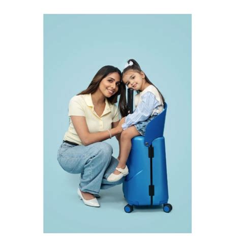 Miamily Cobalt Blue Ride-On Trolley Carry-On Luggage 18 inches – Krazy ...