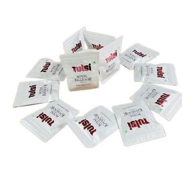 Tulsi Royal Khajoor Dates, Pack of 12, Silver Coated, Small Handy Pack ...