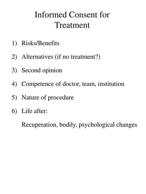 PPT - Informed Consent PowerPoint Presentation, free download - ID:482985