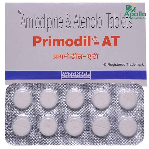 Primodil AT Tablet 10's Price, Uses, Side Effects, Composition - Apollo ...