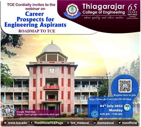 Webinar on Career Prospects for Engineering Aspirants ROADMAP to TCE ...