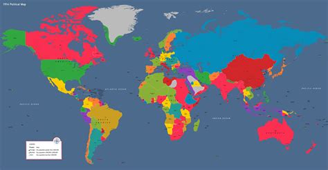 1914 CE Political Map
