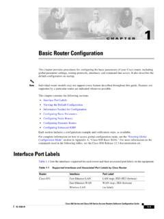 Image result for Basic Router Configuration