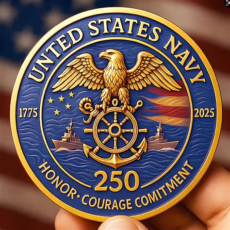 U.S. Navy 250th Anniversary Commemorative Coin