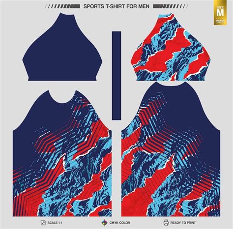 Ready to print sports tshirt workout and training clothing patterns ...