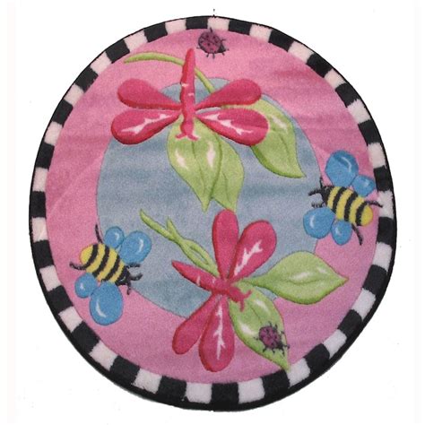 Fun Rugs Jade Reynolds 3 X 3 (ft) Multi-color Round Indoor Area Rug at ...