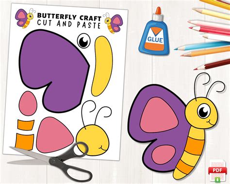 Butterfly Craft for Kids 的图像结果