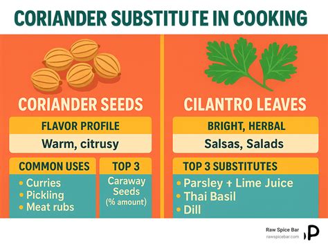 Best Coriander Substitutes | RawSpiceBar
