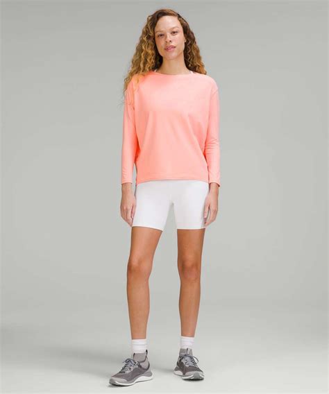 Lululemon Back in Action Long Sleeve Shirt *Nulu - Dew Pink - lulu fanatics