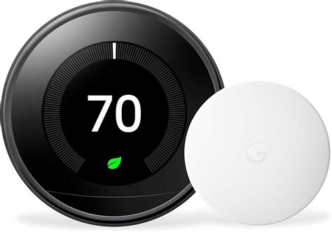 Nest Learning Thermostat (3rd Generation) (T3018-US) with Nest Temperature Sensor (T5000SF ...