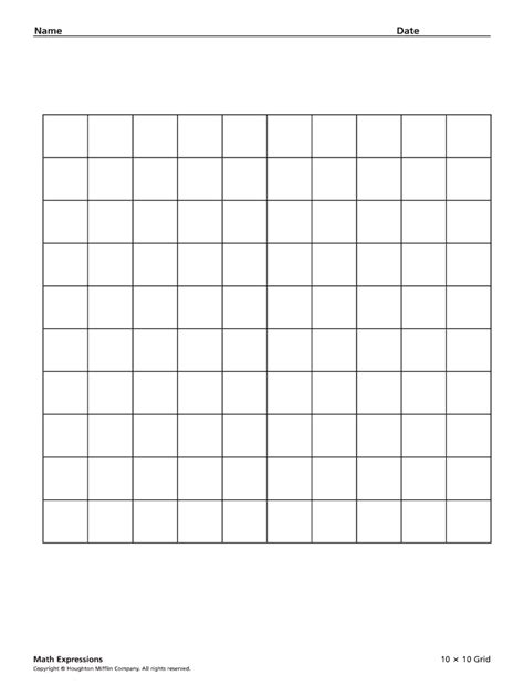10x10 Grid - Fill Online, Printable, Fillable, Blank | pdfFiller
