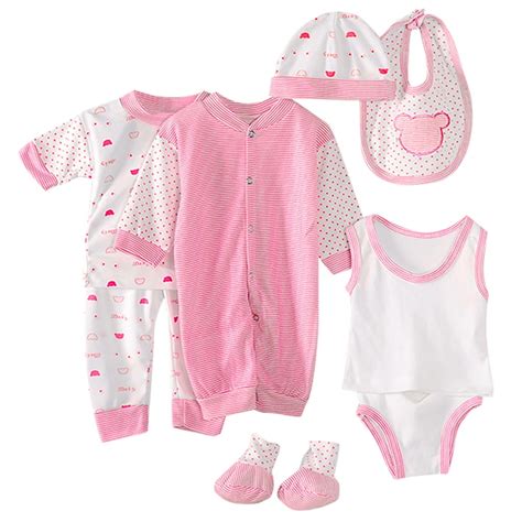 Odeerbi 8PCS Newborn Infant Clothes Set with Accessories - Baby Boy ...