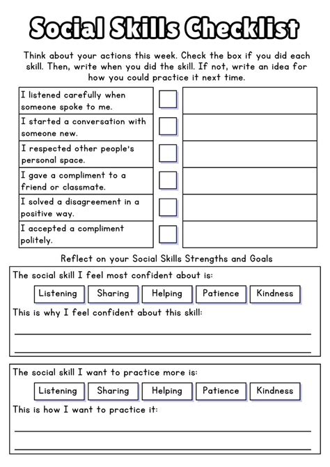 Appropriate Social Skills Worksheets Social Skills Friends