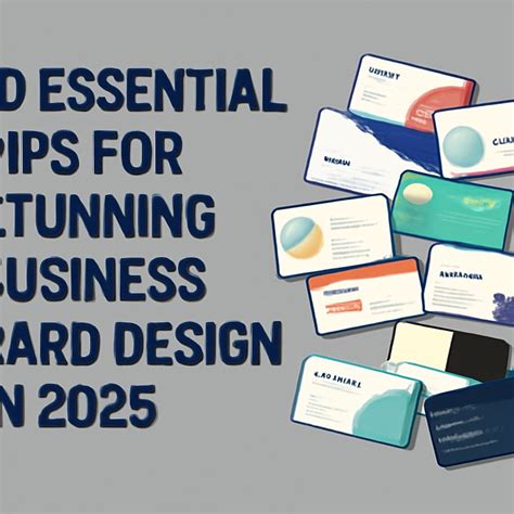 Business Card Design Tips 的图像结果