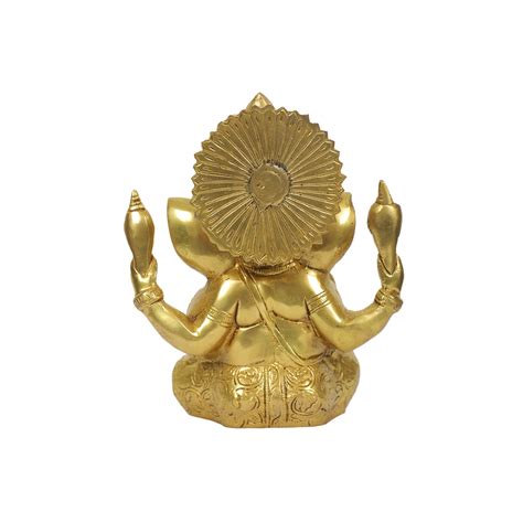 BRASS 8.5 IN APPU GANESHA – Ragaarts