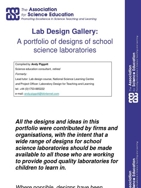 Lab Design Gallery A Portfolio of Designs of School Science ...