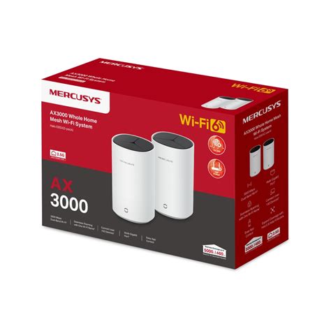 Halo E85X 2-pack | AX3000 Whole Home Mesh Wi-Fi 6 System - MERCUSYS
