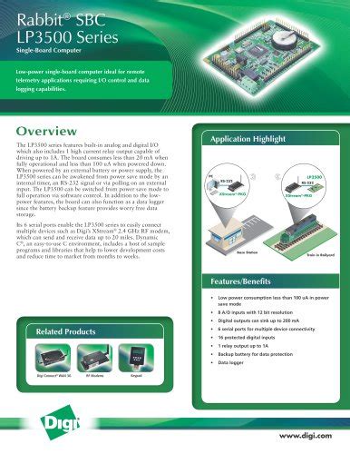 XBee® & XBee-PRO® ZB - Digi International - PDF Catalogs | Technical ...