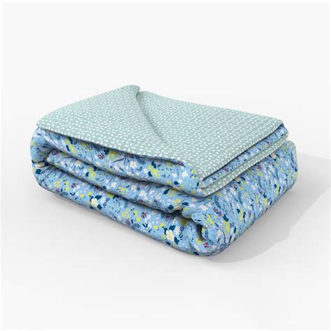 Buy BICHAUNA Amelia Cotton 4Pcs Floral Printed Double Bed-In-A-Bag Set ...