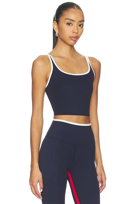Splits59 Cait Rigor Sports Bra in Indigo & White | REVOLVE