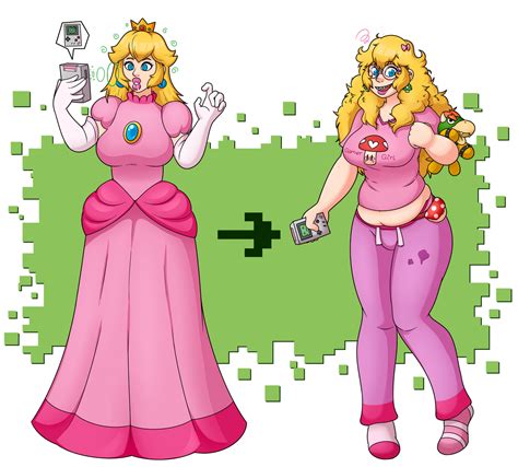 Peach gets Dorky by xXCloneyXx on DeviantArt