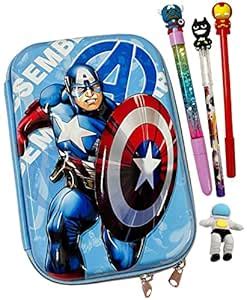 Le Delite Captain America Hardtop EVA Organizer Pencil Case ...