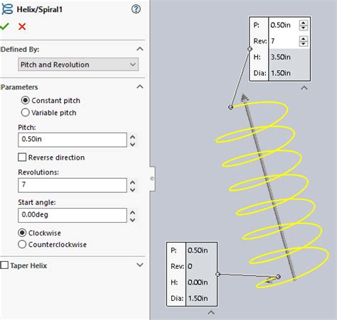 Image result for Making a Spring SolidWorks 2021