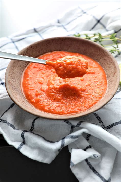 Roasted Red Pepper And Corn Coulis - foodiechef