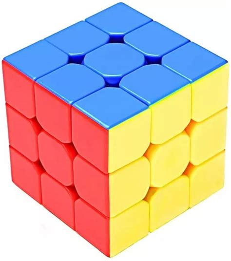 MOISH Puzzle Ruby Cube 3x3 High Speed Stickerless Magic Cube - Puzzle ...