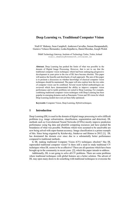 Computer Vision Deep Learning 的图像结果