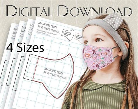 N95 Face Mask Pattern Printable 的图像结果