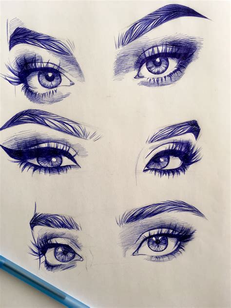 eye makeup drawing