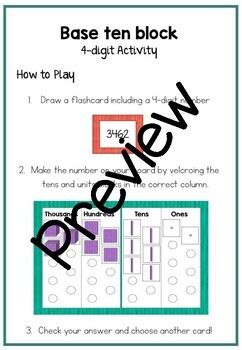 Making 4 Digits Numbers with Base 10 Blocks 的图像结果