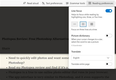 Image result for Immersive Reader